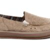 Sanuk Womens Hemp Loafers Slip On Shoes with Memory Foam Footbed-0