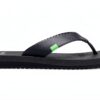 Sanuk Women's Yoga Mat Flip Flops, Ebony, 9 UK-0