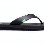 Sanuk Women's Yoga Mat Flip Flops, Ebony, 9 UK-0