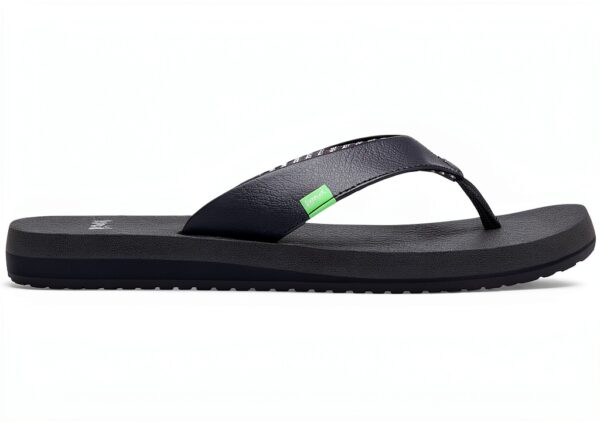 Sanuk Women's Yoga Mat Flip Flops, Ebony, 9 UK-0
