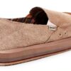Sanuk Womens Hemp Loafers Slip On Shoes with Memory Foam Footbed-3