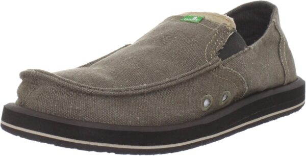 Sanuk Men's Pick Pocket Slip-On Brown Loafer-0