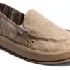 Sanuk Womens Hemp Loafers Slip On Shoes with Memory Foam Footbed-1